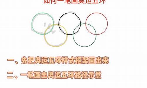 奥运五环一笔画完_奥运五环一笔画完怎么画简笔画